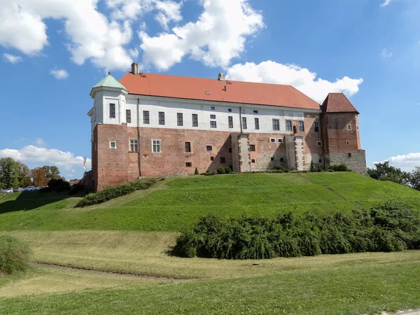 Piękny Zamek Sandomierzu Polska — Zdjęcie stockowe