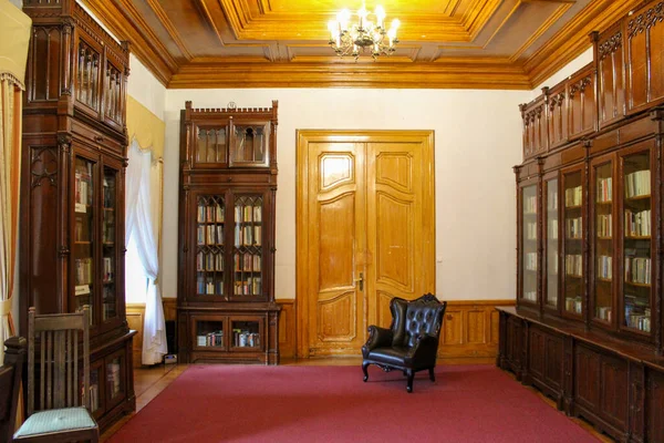 Library Royal Palace Wilanow Poland — Stock Photo, Image
