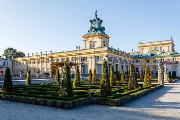 Βασιλικό Παλάτι Στο Wilanow Πολωνία — Φωτογραφία Αρχείου