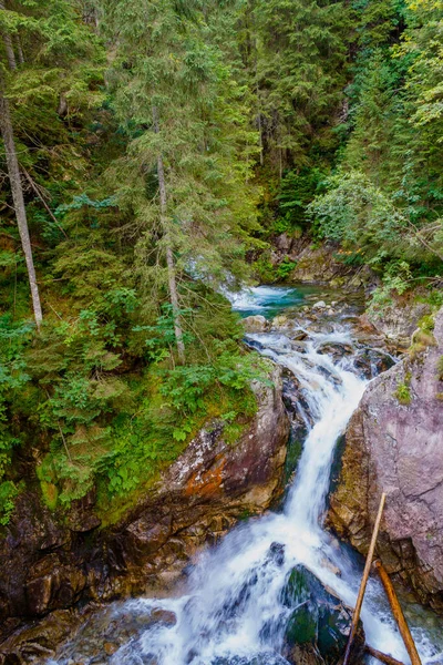 Small Waterfall Tatra Mountains — Stock Photo, Image