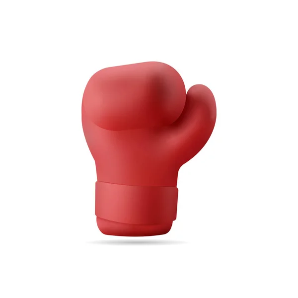 Luva Boxe Símbolo Força Ilustração Ícone Treinamento Equipamento Fitness Tema — Vetor de Stock