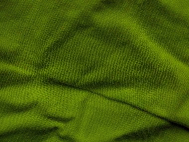 Yeşil desenli bir kumaşın dokusu