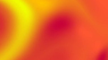 Animasyon turuncu ve sarı gradyan arka plan pürüzsüz döngü hareketi 4k