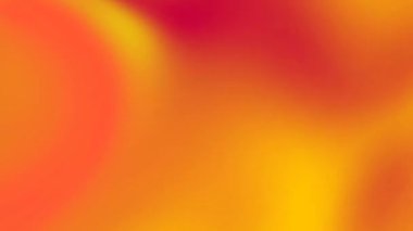 Sarı ve turuncu gradyan düz döngü hareketi 4k