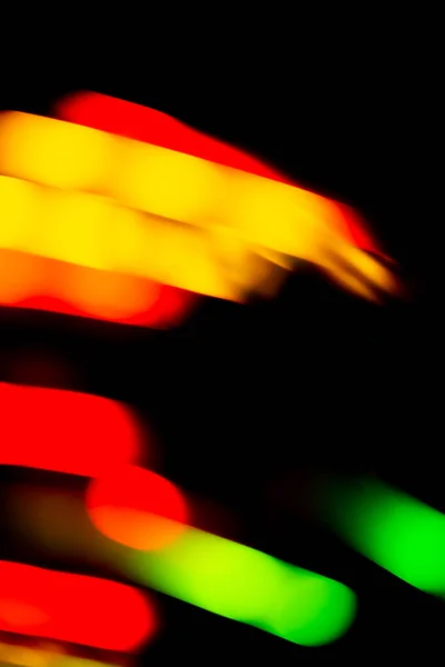 Light Neon Abstract Black Background Blurry Effect — Stockfoto