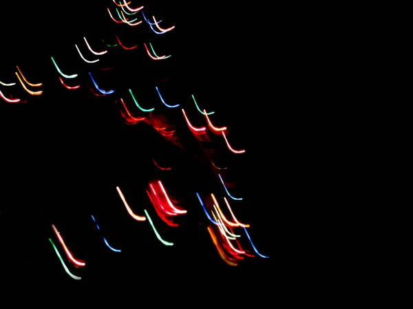 Absztrakt Álom Repülés Kozmosz Fényes Neon Színes Fény Háttér — Stock Fotó