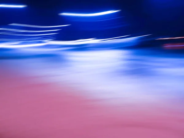 Night City Life Abstract Blur Bokeh Lights City Landscape Blurred — Stock Photo, Image