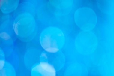 Blurry blue clear color bokeh backdrop. Sky blue clear bokeh abstract background.