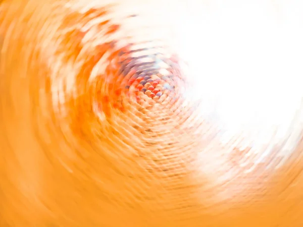 Speed Motion Blur Yellow Tree Forest Zooming Fall Colorful Blur — Stock Photo, Image