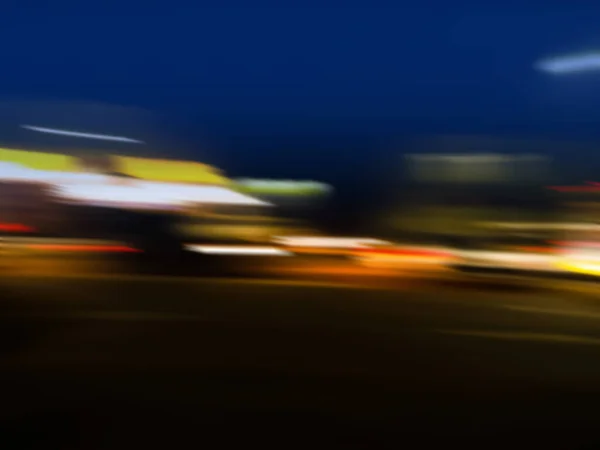 Urban Night Walk Blurred Background Abstract Colorful Blur Bokeh Night — Stock Photo, Image