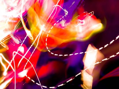 Yaratıcı projedeki gelecek trendler tasarımı dağıttı. Gökkuşağı rüya gibi renk gradyanı odaklanmış arkaplan.