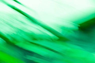 Uzun süre hareketli yeşil bulanıklık. Hızlı hareket bulanık yeşil arkaplan.