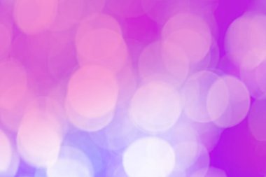 Leylak rengi Bokeh soyut parlak ışık arkaplanı. Bokeh leylağı menekşe rengi evrensel arkaplan.