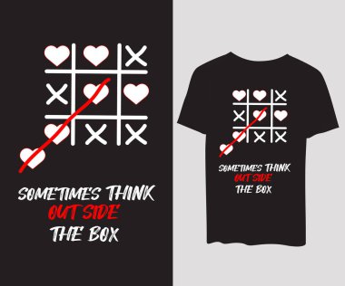 Vektör illüstrasyonlu Tic Tac toe oyunu. Tic tac toe t-shirt tasarımı.