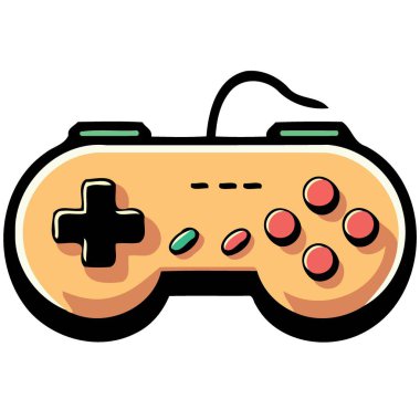 technological object electronic video game controller vector illustration