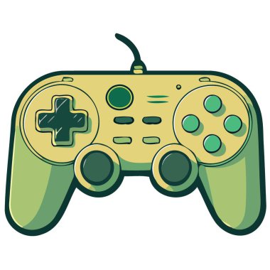 technological object electronic video game controller vector illustration