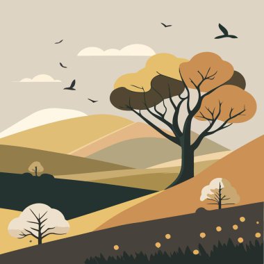 Huzur veren huzurlu doğal manzara sükunet hissi veriyor.