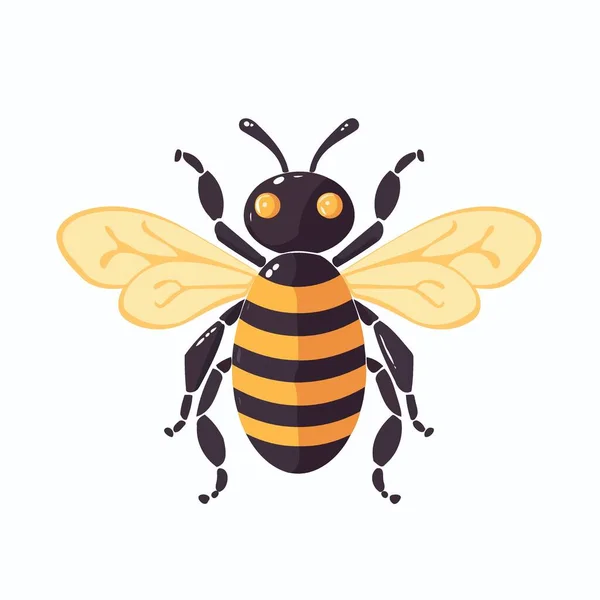 Тваринний Членистоногих Комах Бджіл Векторні Ілюстрації Мінімалістські — стоковий вектор