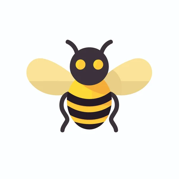 Animal Arthropod Insect Bee Vector Illustration Minimalist — Stock Vector