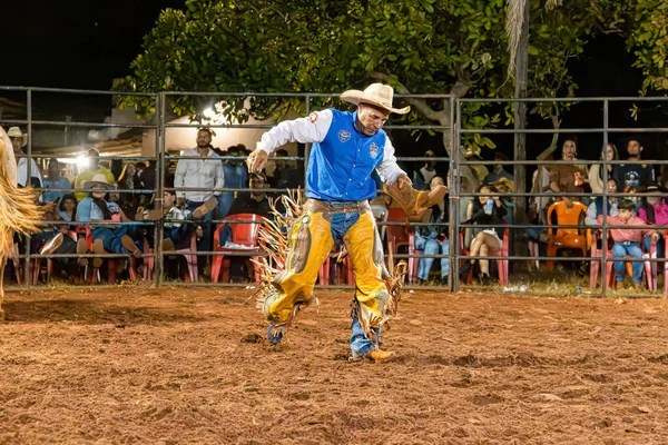 Itaja Goias Brasil 2023 Evento Rodeo Modalidad Equitación Llamada Cutiano — Foto de Stock
