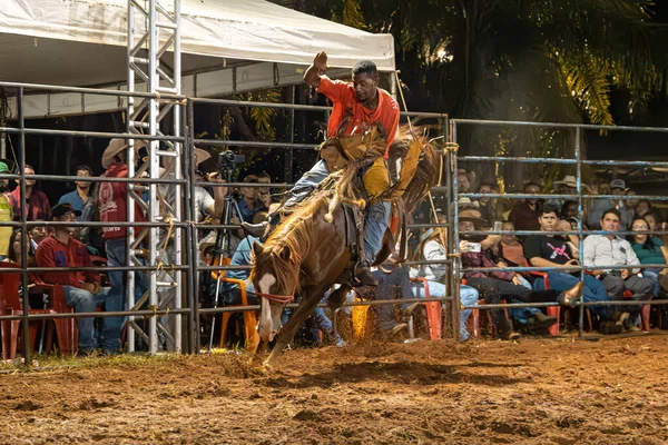 Itaja Goias Brasilien 2023 Rodeo Veranstaltung Mit Dem Namen Cutiano — Stockfoto