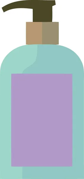 液体手皂塑料容器简约矢量图解 — 图库矢量图片