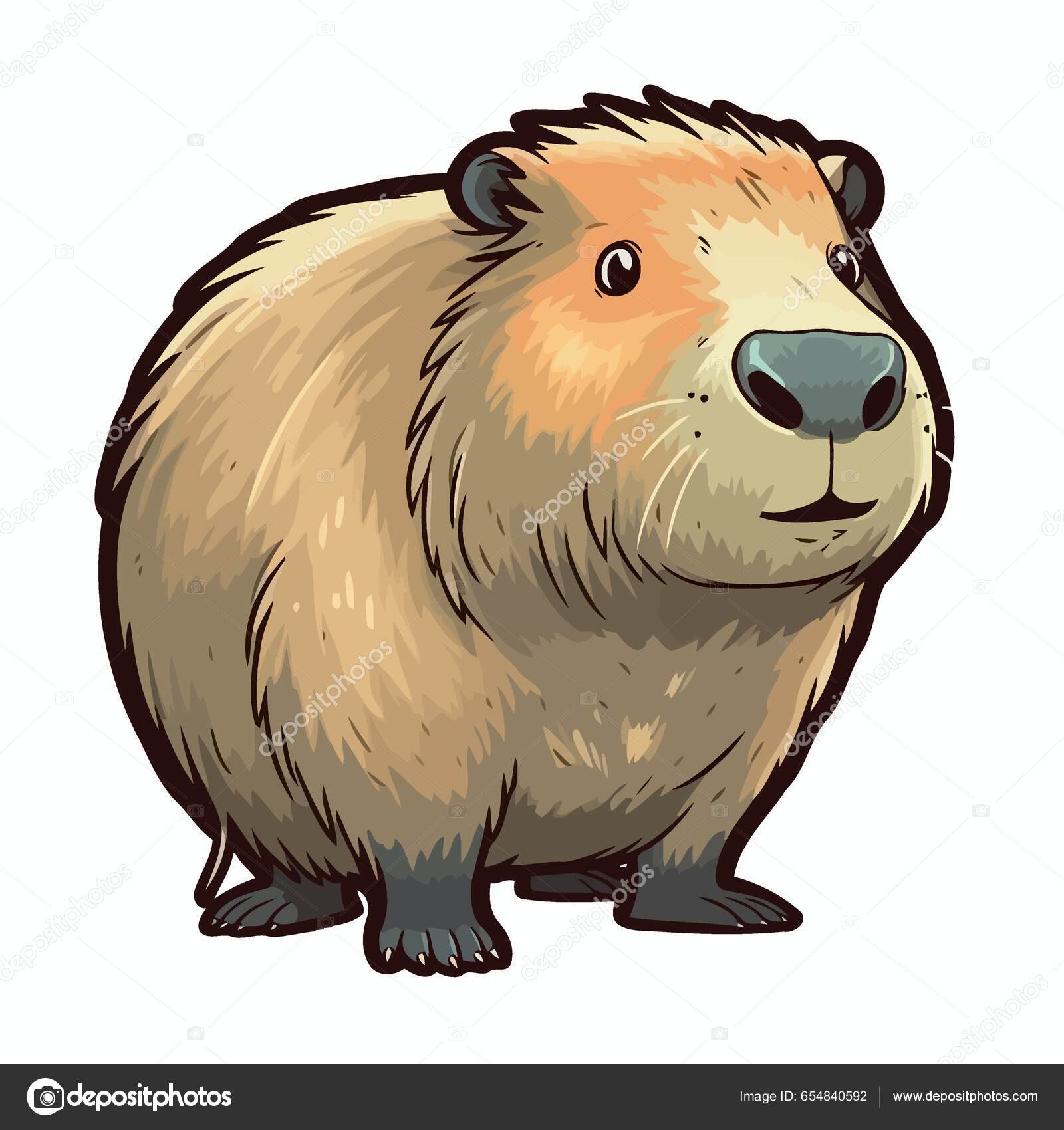 Capivara em 2023  Capivara, Fotos de animais engraçados, Capivara desenho