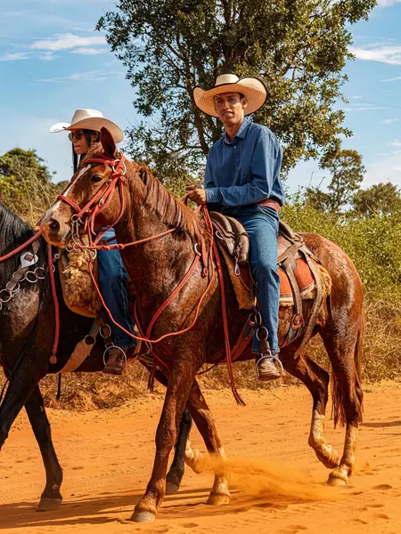 Apore Goias Brazilië 2023 Paardrijden Evenement Open Voor Publiek Openbare — Stockfoto