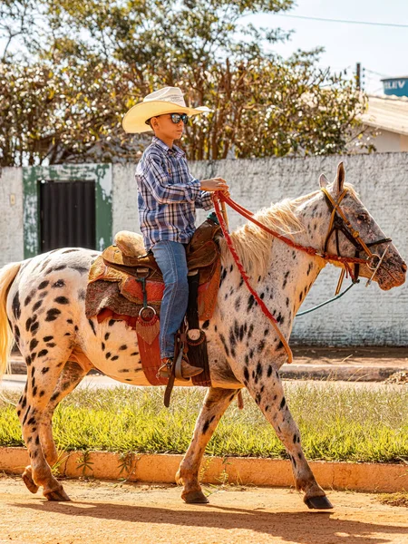 Apore Goias Brésil 2023 Événement Équitation Ouvert Public Sur Les — Photo