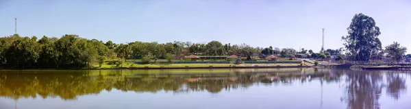 イスラエル ゴイアス ブラジル 2023 イスラエルの市立湖のパノラマ ゴイアスの内部の観光地 — ストック写真