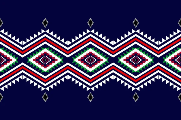 Seamless Pattern Abstract Tribal Ethnic Ornament — Vetor de Stock
