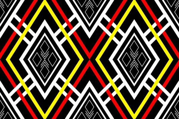 Motif Vectoriel Sans Couture Avec Des Formes Géométriques Des Triangles — Image vectorielle