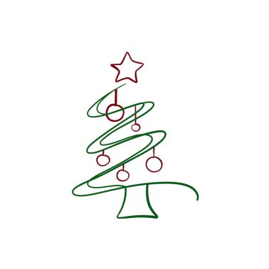 Mutlu Noeller Noel süsleri, bayram hediyeleri, kışın örülmüş yün elbiseler, zencefilli ekmek, Noel ağaçları, hediyeler ve penguenler. Düz çizgi film tarzında renkli vektör çizimi. Noel zamanı... 