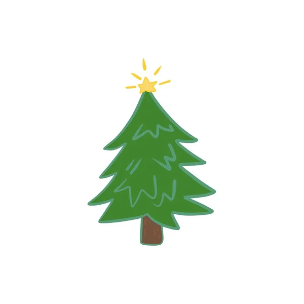 Veselé Vánoce Vánoční Ozdoby Vánoční Dárky Zimní Pletené Vlněné Šaty — Stockový vektor