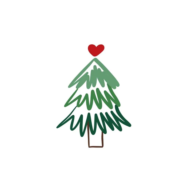 圣诞快乐的元素 圣诞装饰品 节日礼物 冬季针织羊毛衫 圣诞树 礼物和企鹅 平面卡通风格的彩色矢量插图 你的圣诞假期 — 图库矢量图片