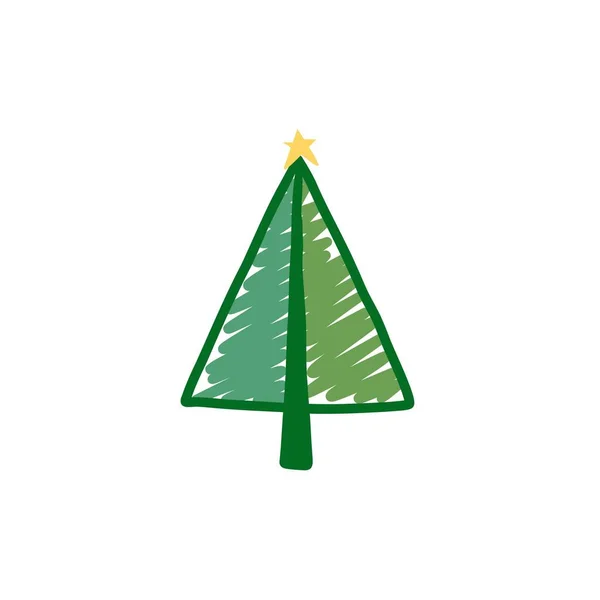 Frohe Weihnachten Element Weihnachtsschmuck Weihnachtsgeschenke Winter Gestrickte Wollkleidung Lebkuchen Weihnachtsbäume — Stockvektor
