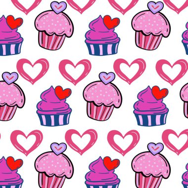 Düzen seni seviyor. Renk izi. Simge vektör çizimleri.