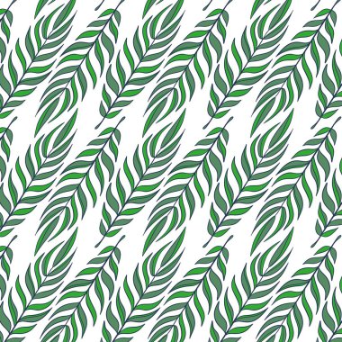 Dalları olan kusursuz çiçek desenleri. Botanik arka plan, tekrarlanan izler. Tasarımınız için çiçek açan şifalı bitkiler dokusu tasarımı. El çizimi vektör illüstrasyonu