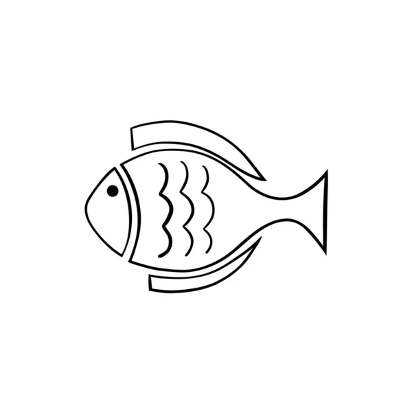 Εικονογράφηση Διανυσματικού Ενυδρείου Ψαριών Πολύχρωμο Καρτούν Επίπεδη Ενυδρείο Ψάρια Εικονίδιο — Διανυσματικό Αρχείο