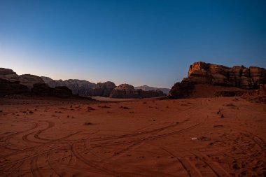 milky way galaxy in the night sky, Wadi Rum , Jordan
