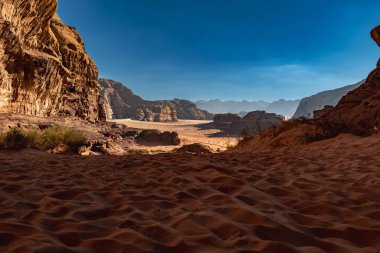 landscape of wadi rum desert,jordan