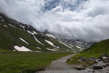 Pictures from the trekking route Tour de Mont Blanc in the French alps
