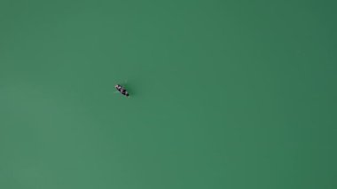 Slovenya 'da Kan Gölü, İHA video 4k