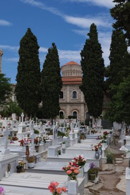 Yunanistan 'ın Samos adasındaki mezarlık