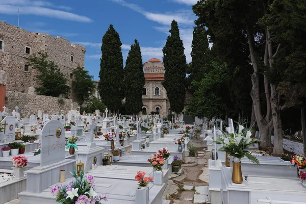 Yunanistan 'ın Samos adasındaki mezarlık