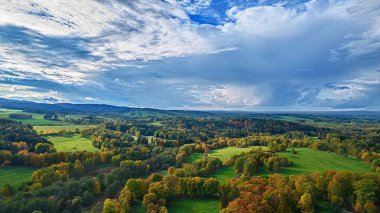 Orta Avrupa 'da sonbahar manzarası