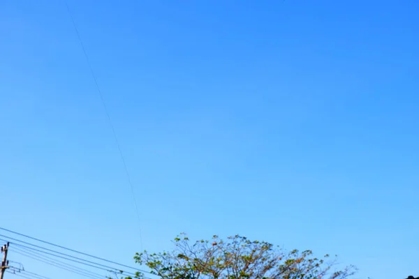 Panoráma Tiszta Kék Felhők Nélkül — Stock Fotó