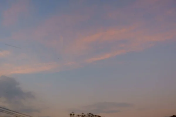 Прекрасный Снимок Закатного Неба — стоковое фото