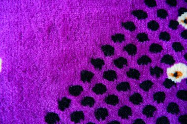 Purple flower carpet pattern background