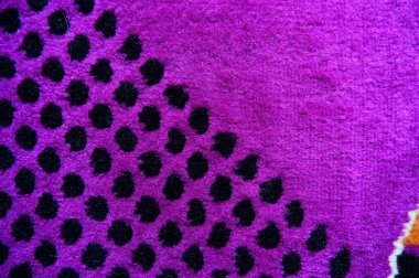 Purple flower carpet pattern background